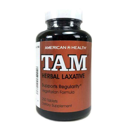 Основне фото товара American Health, TAM Herbal Laxative, Трав'яне проносне, 250 т...