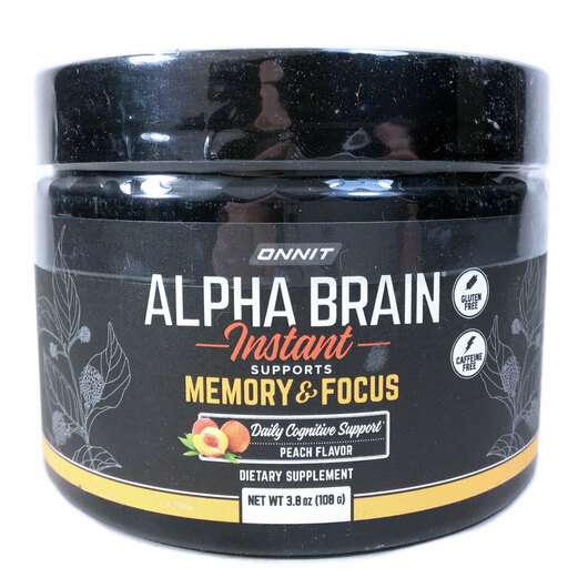 Основне фото товара Onnit, Alpha Brain Instant, Альфа Брейн, 108 г