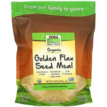 Real Food Golden Flax Seed Meal 1 Льняное Масло NOW Foods