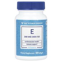 Vitamin E 268 mg 400 IU Витамин E Токоферолы 60 капсул
