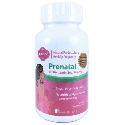 Основне фото товара Peapod Prenatal Multivitamin Supplement, Мультивітаміни для ва...