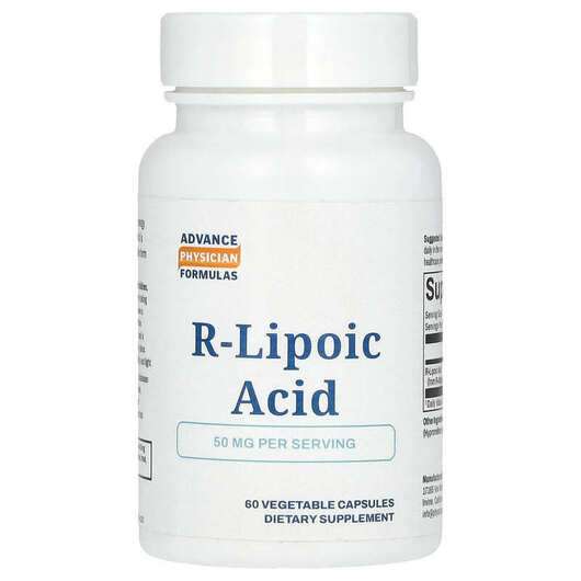 Основне фото товара Advance Physician Formulas, R-Lipoic Acid 50 mg, R-Ліпоєва кис...