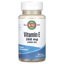 Vitamin E 268 mg 400 IU Витамин E Токоферолы KAL Vitamin E 268 mg 400 IU Витамин E Токоферолы KAL