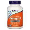 Now, Рыбий жир Омега-3, Molecularly Distilled Omega-3, 100 капсул