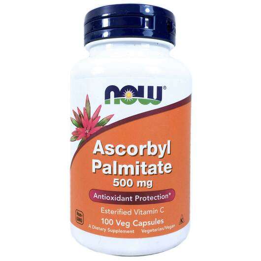 Основное фото товара Now, Аскорбил Пальмитат 500 мг, Ascorbyl Palmitate 500 mg, 100...