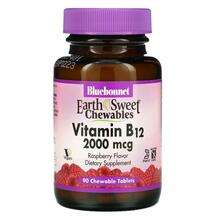 Bluebonnet, Витамин B12 2000 мкг, Chewables Vitamin B12 2000 m...