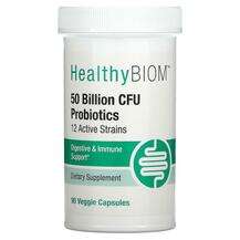 HealthyBiom, High Potency Probiotics 50 Billion CFUs, Пробіоти...