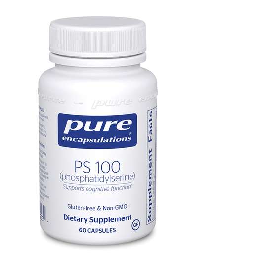 Основне фото товара Pure Encapsulations, PS 100 phosphatidylserine, Фосфатидилсери...