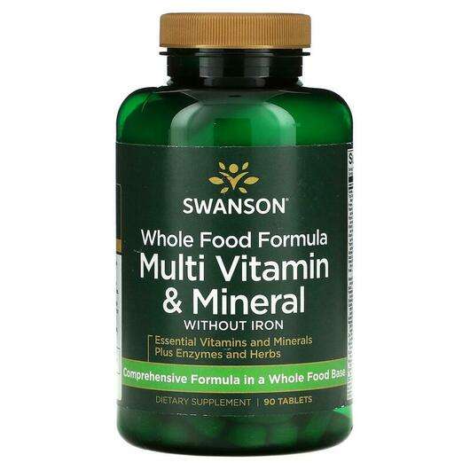Основне фото товара Swanson, Multi Vitamin & Mineral, Мультивітаміни, 90 таблеток