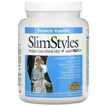 Natural Factors, Контроль веса, SlimStyles Vanilla, 800 г