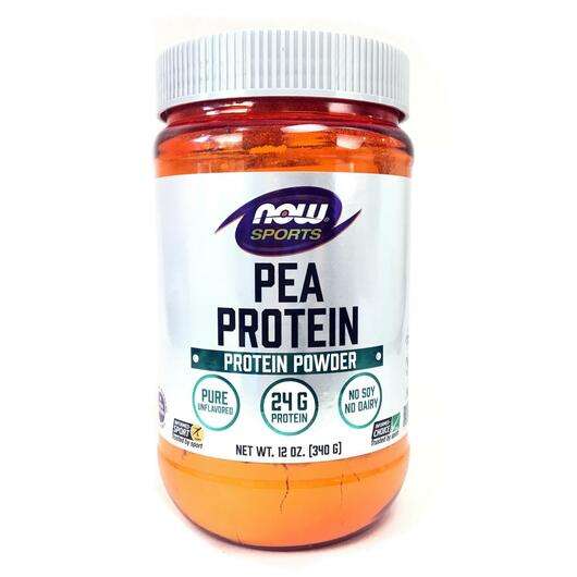 Основне фото товара Now, Pea Protein, Гороховий Протеїн, 340 г