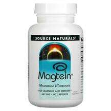 Source Naturals, Magtein Magnesium L-Threonate 667 mg, 90 Caps...