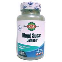 KAL, Поддержка глюкозы, Blood Sugar Defense, 60 таблеток