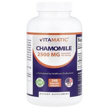 Chamomile 2500 mg Ромашка Vitamatic 240 капсул