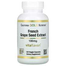 California Gold Nutrition, French Grape Seed Extract 100 mg, 1...