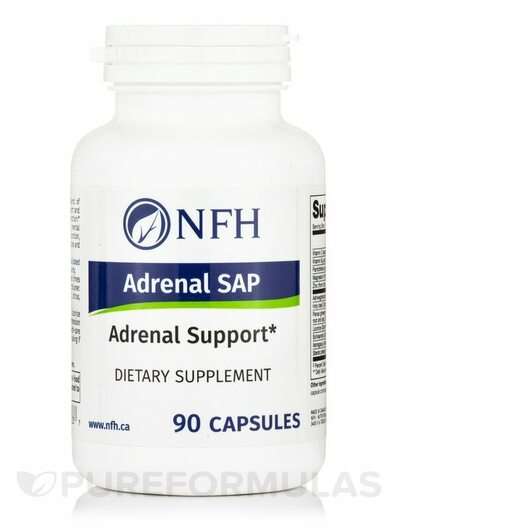 Основное фото товара NFH, Поддержка надпочечников, Adrenal SAP, 90 капсул