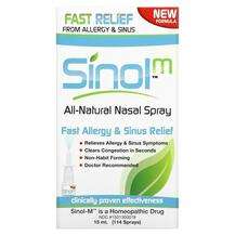 SinolM All-Natural Nasal Spray Fast Allergy & Sinus Relief...