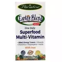 Earth's Blend One Daily Superfood Multivitamin With Iron,...
