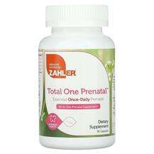 Zahler, Total One Prenatal, Мультивітаміни для вагітних, 90 ка...
