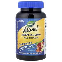 Alive! Men's Gummy Жевательные витамины Nature's Way