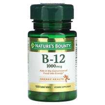 Nature's Bounty, Витамин B12, Vitamin B-12 1000 mcg, 100 таблеток