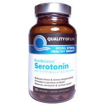 Quality of Life, PureBalance Serotonin, Серотонін, 90 капсул