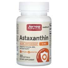 Jarrow Formulas, Астаксантин 12 мг, Astaxanthin 12 mg, 30 капсул