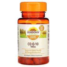 Sundown Naturals, Co Q-10 100 mg, 40 Softgels
