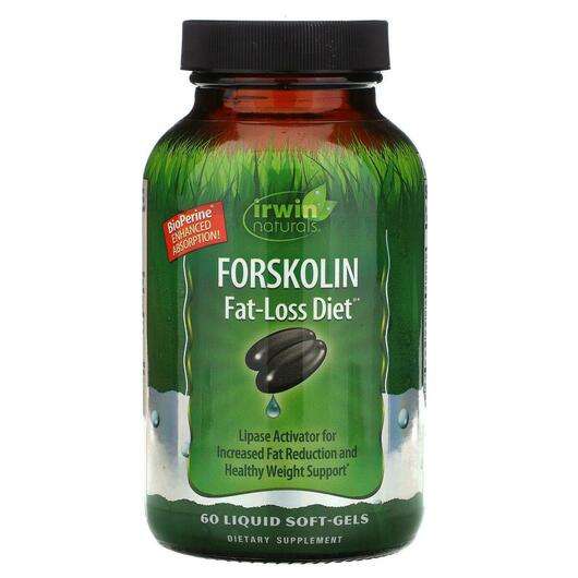 Основне фото товара Irwin Naturals, Forskolin Fat-Loss Diet, Форсколін, 60 капсул