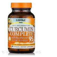 Lidtke, Куркумин, Curcumin Complete 95 with BioPerine, 90 капсул
