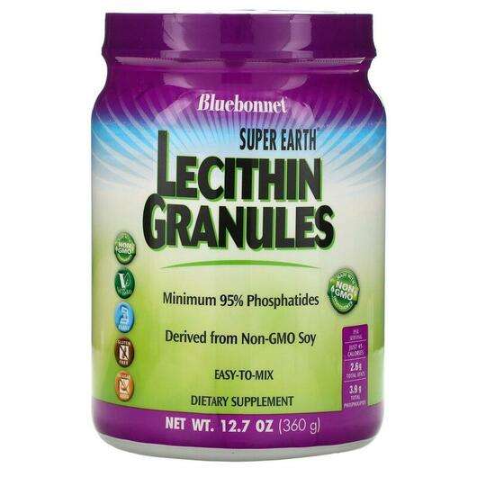 Основне фото товара Bluebonnet, Lecithin Granules, Соєвий Лецитин в гранулах, 360 гр