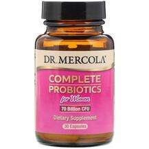Dr Mercola, Пробиотики для женщин, Complete Probiotics for Wom...