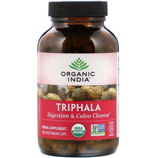 Основне фото товара Organic India, Triphala, Трифала, 180 капсул