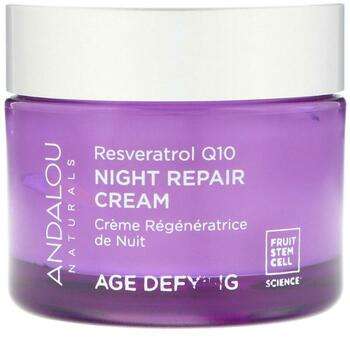 Купить Night Repair Cream Resveratrol Q10 Age Defying 50 g