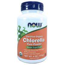 Now, Chlorella Powder Certified Organic, 113 g