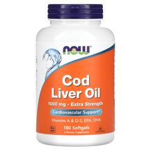 Cod Liver Oil 1000 mg Масло печени трески NOW Cod Liver Oil 1000 mg Масло печени трески NOW