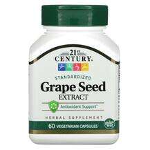 21st Century, Standardized Grape Seed Extract, 60 Vegetarian C...