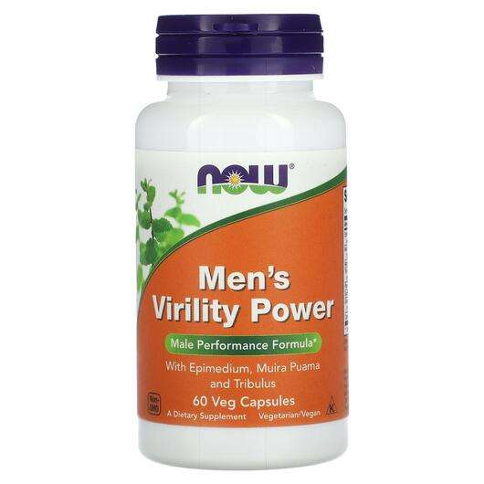 Основное фото товара Now, Мультивитамины для мужчин, Men's Virility Power, 60 капсул