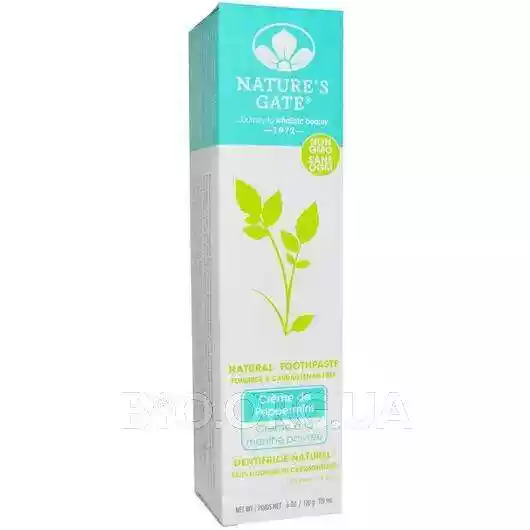 Фото товара Natures Gate Natural Toothpaste Peppermint 170 g