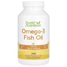 Omega-3 Fish Oil Рыбий жир Омега-3 Super Nutrition