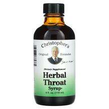 Christopher's Original Formulas, Herbal Throat Syrup, Сироп ві...
