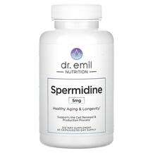 Dr Emil, Спермидин 2.5 мг, Spermidine 2.5 mg, 60 капсул
