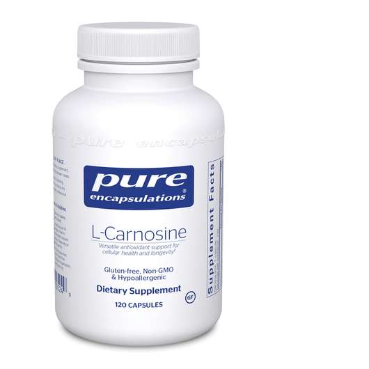 Основне фото товара Pure Encapsulations, l-Carnosine, L-Карнозин, 120 капсул