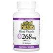 Фото товара Natural Factors, Витамин E Токоферолы, Mixed Vitamin E 268 mg ...