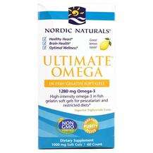 Nordic Naturals, Ultimate Omega 1000 mg Lemon, 60 Soft Gels
