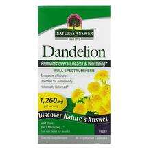 Nature's Answer, Dandelion 1260 mg, 90 Veggie Caps
