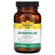 Country Life, Детокс, Acidophilus with Pectin, 100 капсул