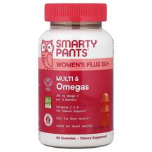 Омега 3 Women's Plus 50+ Multi & Omegas Gummies Orange and