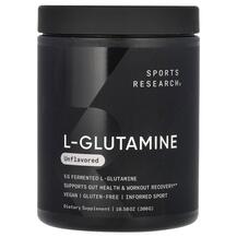 L-Glutamine Unflavored L-Глутамин Sports Research 300 г