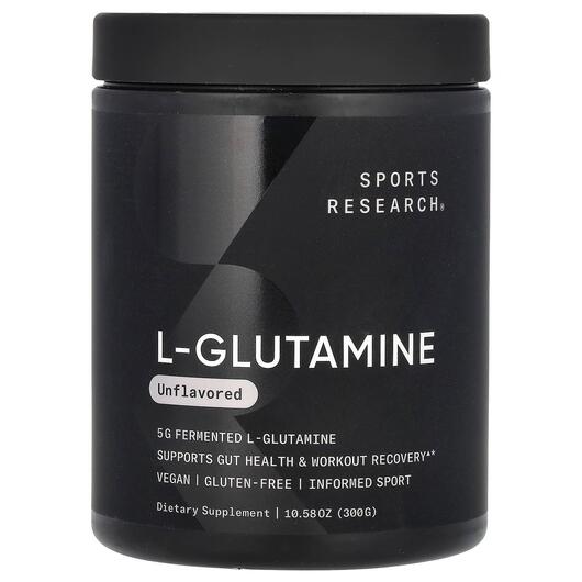 Основное фото товара Sports Research, L-Глутамин, L-Glutamine Unflavored, 300 г